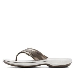 Clarks BREEZE SEA Pewter Synthetic -Clarks Shoes Store 26125509 W 5