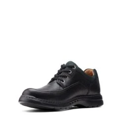 Clarks Un Brawley Lace Black Leather -Clarks Shoes Store 26151336 W 4