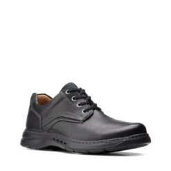 Clarks Brawley Pace Black Leather -Clarks Shoes Store 26151781 W 2