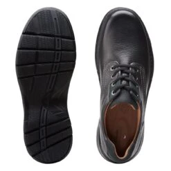 Clarks Brawley Pace Black Leather -Clarks Shoes Store 26151781 W 7