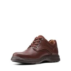 Clarks Brawley Pace Mahogany Leather 12 Clarks Brawley Pace Mahogany Leather -Clarks Shoes Store 26151782 W 4