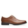 Clarks Whiddon Pace Dark Tan Leather 2 Clarks Whiddon Pace Dark Tan Leather -Clarks Shoes Store 26152908 W 1