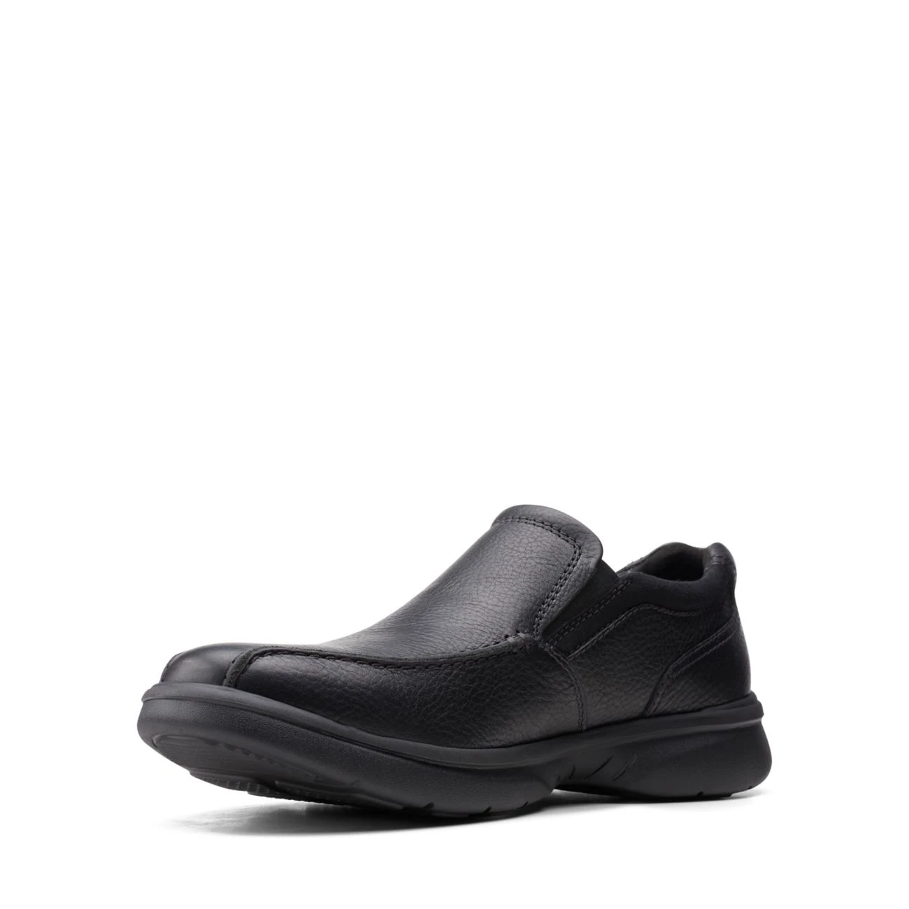 Clarks Bradley Step Black Tumbled Leather 5 Clarks Bradley Step Black Tumbled Leather - Image 3