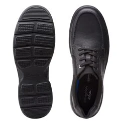 Clarks Bradley Vibe Black Tumbled Leather -Clarks Shoes Store 26153158 W 7