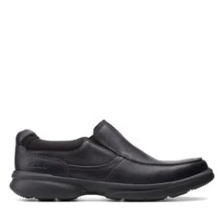 Clarks Bradley Free Black Tumbled Leather