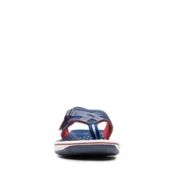 Clarks BREEZE SEA Navy/Red -Clarks Shoes Store 26154124 W 3