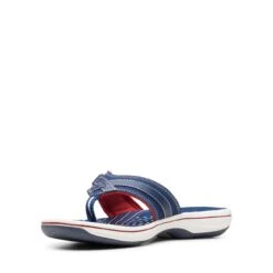 Clarks BREEZE SEA Navy/Red -Clarks Shoes Store 26154124 W 4