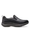 Clarks Wave 2.0 Edge Black Leather -Clarks Shoes Store 26155106 W 1