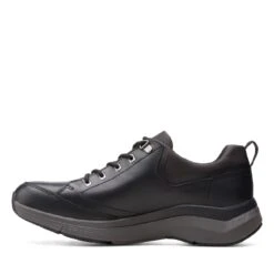 Clarks Wave 2.0 Vibe Black Leather -Clarks Shoes Store 26155110 W 5