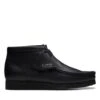 Clarks Wallabee Boot Black Leather -Clarks Shoes Store 26155512 W 1