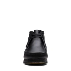 Clarks Wallabee Boot Black Leather 14 Clarks Wallabee Boot Black Leather -Clarks Shoes Store 26155512 W 3