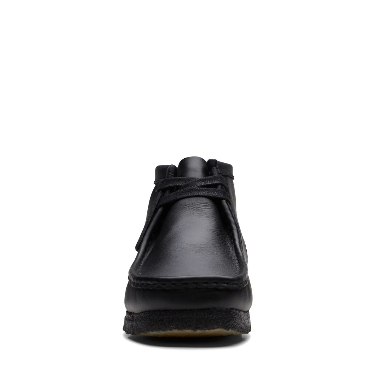 Clarks Wallabee Boot Black Leather 6 Clarks Wallabee Boot Black Leather - Image 4