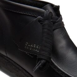 Clarks Wallabee Boot Black Leather 19 Clarks Wallabee Boot Black Leather -Clarks Shoes Store 26155512 W 8