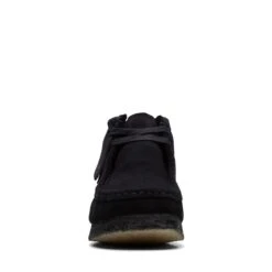 Clarks Wallabee Boot Black Suede -Clarks Shoes Store 26155517 W 3