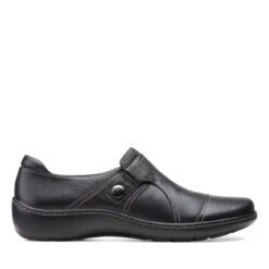 Clarks Cora Poppy Black Tumbled