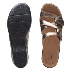 Clarks Merliah Karli Metallic -Clarks Shoes Store 26158230 W 7