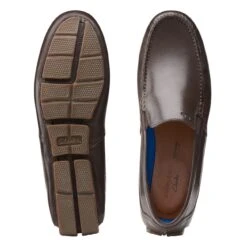 Clarks Markman Plain Dark Brown -Clarks Shoes Store 26158706 W 7