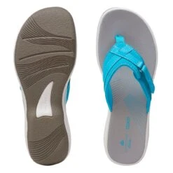 Clarks BREEZE SEA Aqua Synthetic 15 Clarks BREEZE SEA Aqua Synthetic -Clarks Shoes Store 26158714 W 7