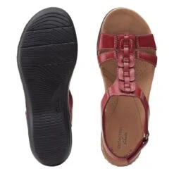 Clarks Laurieann Kay Red Leather 15 Clarks Laurieann Kay Red Leather -Clarks Shoes Store 26159301 W 7