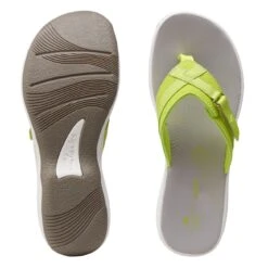Clarks BREEZE SEA Lime -Clarks Shoes Store 26160788 W 7
