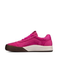 Clarks Cica Youth Pink Suede -Clarks Shoes Store 26161447 W 5