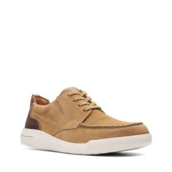 Clarks Driftway Low Dark Sand Suede -Clarks Shoes Store 26162959 W 2