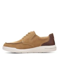 Clarks Driftway Low Dark Sand Suede -Clarks Shoes Store 26162959 W 5