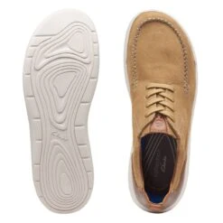 Clarks Driftway Low Dark Sand Suede -Clarks Shoes Store 26162959 W 7