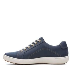 Clarks Nalle Lace Navy Nubuck -Clarks Shoes Store 26163570 W 5