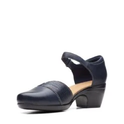 Clarks Emily Rae Navy Combination 12 Clarks Emily Rae Navy Combination -Clarks Shoes Store 26164673 W 4