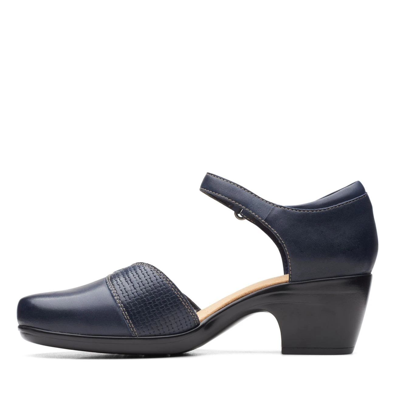 Clarks Emily Rae Navy Combination 7 Clarks Emily Rae Navy Combination - Image 5