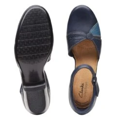 Clarks Emily Rae Navy Combination 15 Clarks Emily Rae Navy Combination -Clarks Shoes Store 26164673 W 7