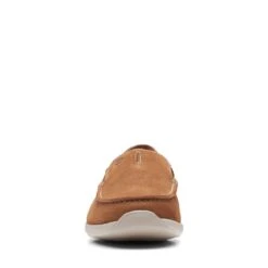 Clarks Gorwin Step Tan Nubuck -Clarks Shoes Store 26164688 W 3