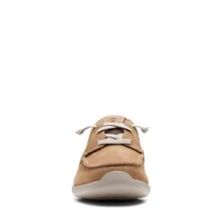 Clarks Gorwin Moc Dark Sand Nubuck -Clarks Shoes Store 26164691 W 3