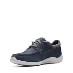 Clarks Gorwin Moc Navy Nubuck 12 Clarks Gorwin Moc Navy Nubuck -Clarks Shoes Store 26164694 W 4