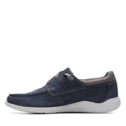 Clarks Gorwin Moc Navy Nubuck 13 Clarks Gorwin Moc Navy Nubuck -Clarks Shoes Store 26164694 W 5