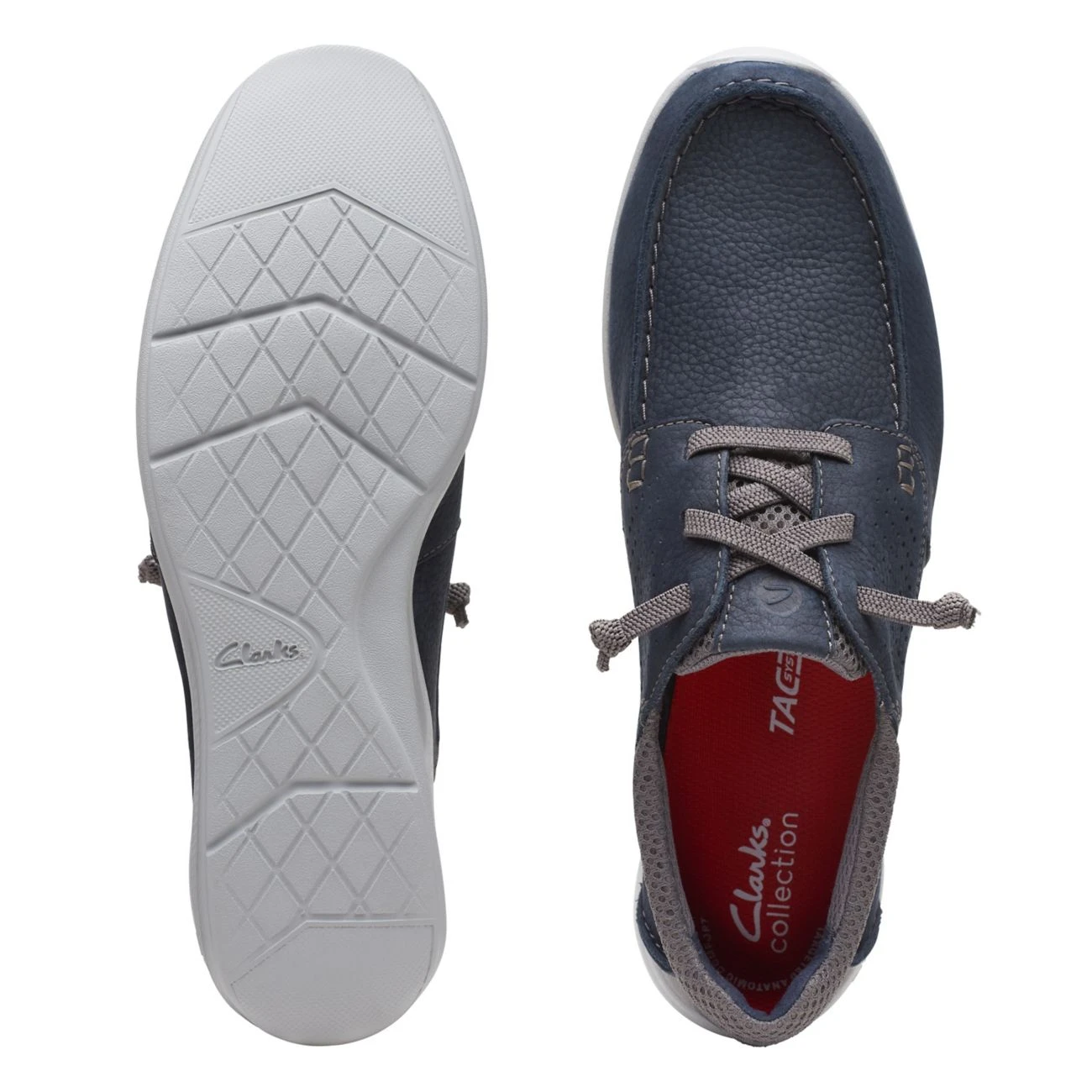 Clarks Gorwin Moc Navy Nubuck 9 Clarks Gorwin Moc Navy Nubuck - Image 7