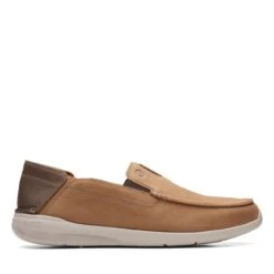 Clarks Gorwin Step Dark Sand Nubuck