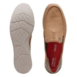 Clarks Gorwin Step Dark Sand Nubuck -Clarks Shoes Store 26164700 W 7