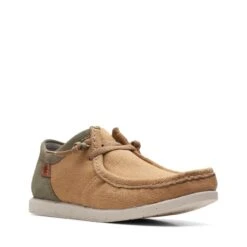 Clarks ShacreLite Moc Dark Sand Combi -Clarks Shoes Store 26164705 W 2