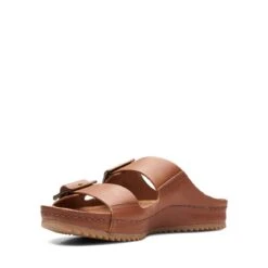 Clarks Brookleigh Sun Dark Tan Leather 12 Clarks Brookleigh Sun Dark Tan Leather -Clarks Shoes Store 26165051 W 4