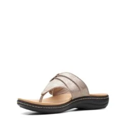 Clarks Laurieann Rae Taupe Metallic 12 Clarks Laurieann Rae Taupe Metallic -Clarks Shoes Store 26165388 W 4