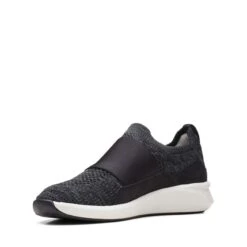 Clarks Un Rio Knit Black Knit -Clarks Shoes Store 26165487 W 4