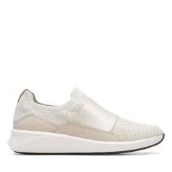 Clarks Un Rio Knit White Knit