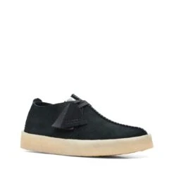 Clarks Trek Cup Black Suede -Clarks Shoes Store 26165826 W 2