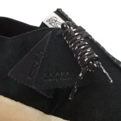 Clarks Trek Cup Black Suede -Clarks Shoes Store 26165826 W 8