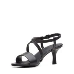 Clarks Amali Buckle Black Leather -Clarks Shoes Store 26165941 W 4