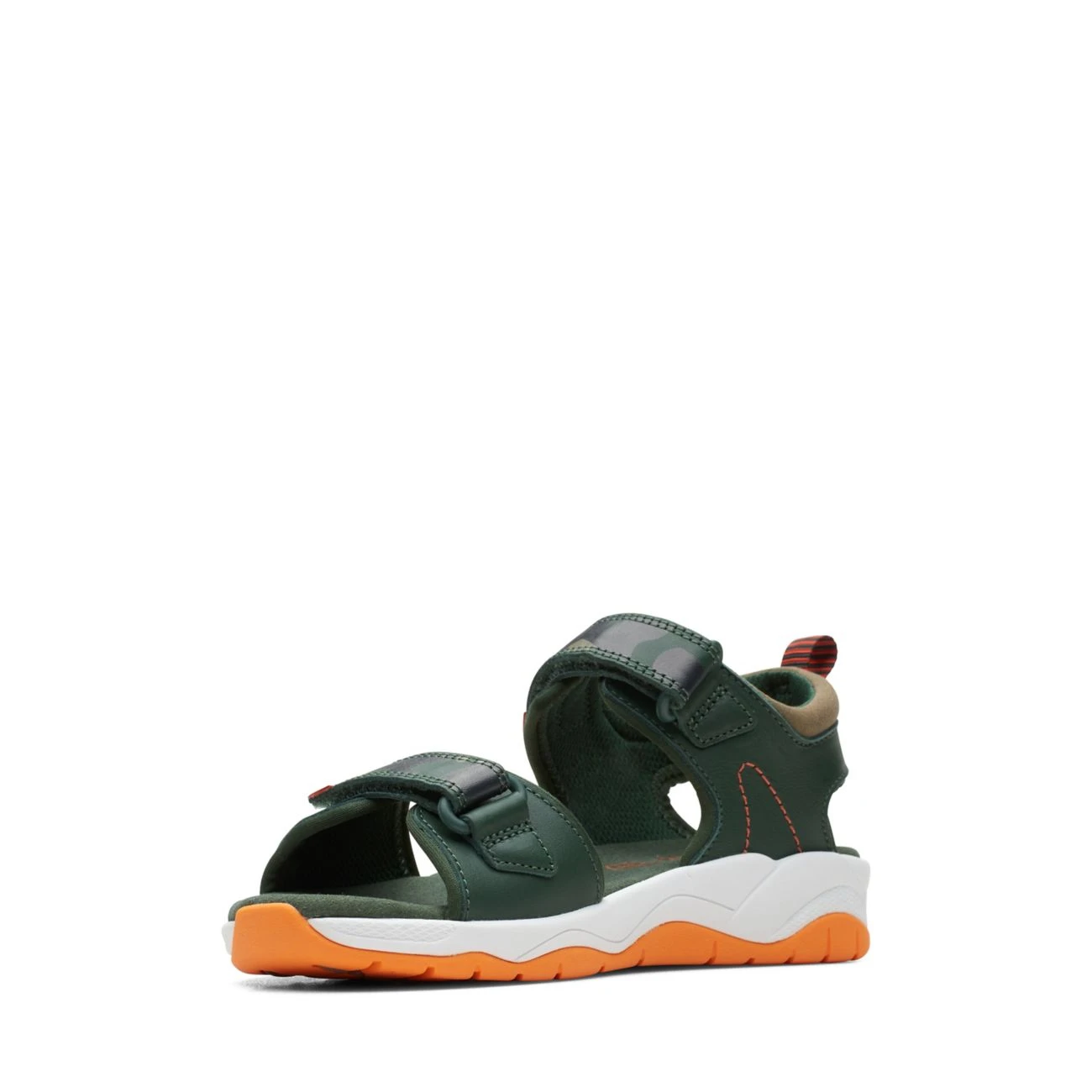 Clarks Clowder Print Older Khaki Combi 6 Clarks Clowder Print Older Khaki Combi - Image 4