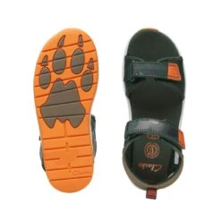 Clarks Clowder Print Older Khaki Combi 15 Clarks Clowder Print Older Khaki Combi -Clarks Shoes Store 26166105 W 7