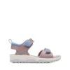 Clarks Clowder Print Kid Grey/Pink